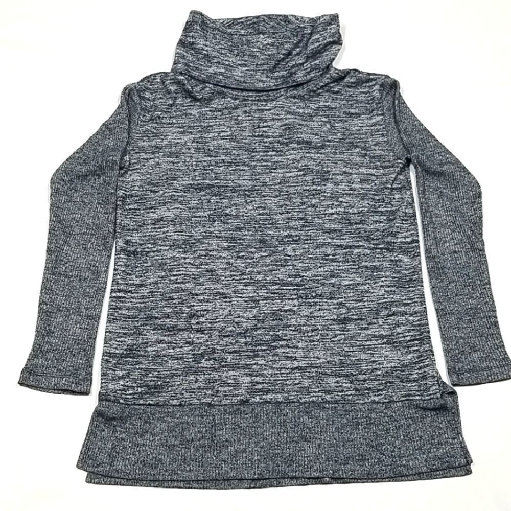 Gap Sweater Women's Size XS Over Sized Turtleneck Long Sleeves Dark Blue Grey